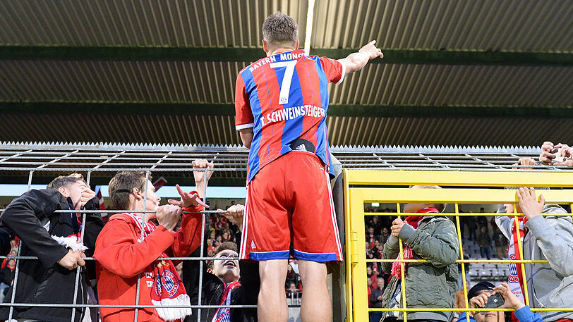 Ein Mann der Bayern-Fans: Tobias Schweinsteiger.