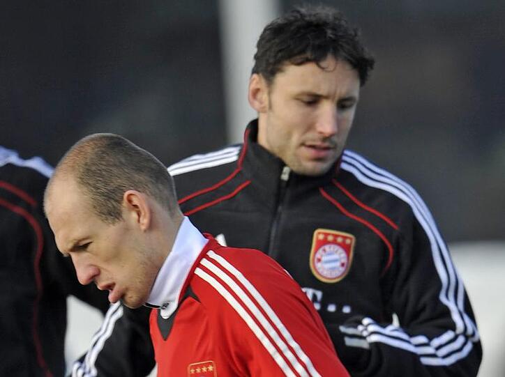 Robben und van Bommel - sie halten zusammen.