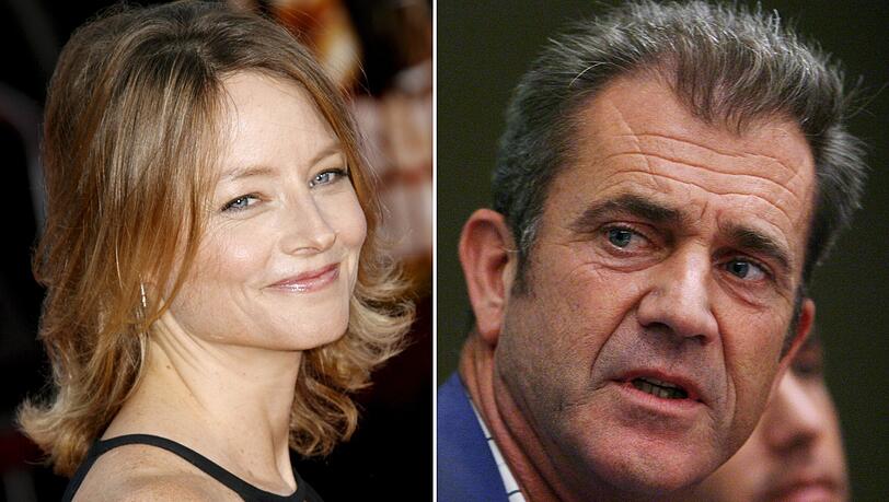 Jodie Foster und Mel Gibson. Jodie Foster und Mel Gibson.