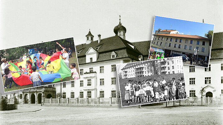 Das Heiliggeist-Altenheim Anfang des 20. Jahrhunderts: Damals war es vom Viktualienmarkt (wo es 1208 als Spital für Pilger und Alte gestiftet worden war) an den Neuhauser Dom-Pedro-Platz umgezogen. Heute ist es ein Altenpflegeheim mit rund 225 Bewohnerplätzen &ndash; und wird noch immer mit Geldern aus der alten Stiftung betrieben. In München herrscht dereiz ein regelrechter Stiftungsboom.