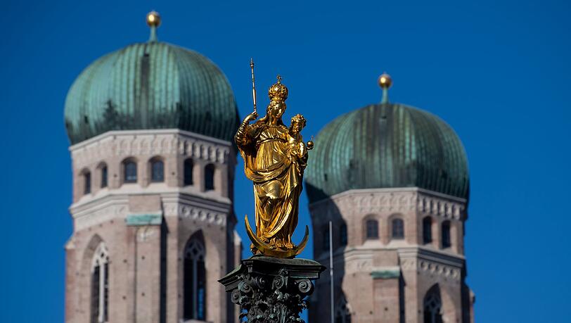 Die M&uuml;nchner Mariens&auml;ule wurde im 17. Jahrhundert eingeweiht. (Archivbild)