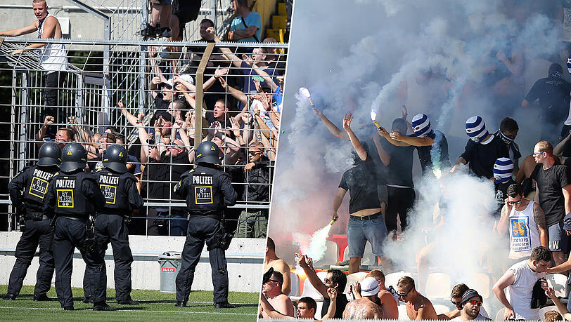 Bilder vom letzten Sommer, als im Grünwalder Stadion das Amateur-Derby zwischen dem TSV 1860 II und dem FC Bayern II stattfand. Bilder vom letzten Sommer, als im Grünwalder Stadion das Amateur-Derby zwischen dem TSV 1860 II und dem FC Bayern II stattfand.