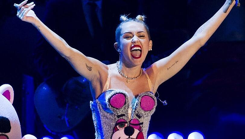 Miley Cyrus im Oktober bei den MTV VMAs. Miley Cyrus im Oktober bei den MTV VMAs.