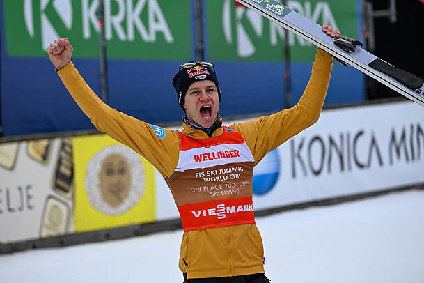 Andreas Wellinger hatte in dieser Saison das ein oder andere Mal Grund zum Jubeln. Andreas Wellinger hatte in dieser Saison das ein oder andere Mal Grund zum Jubeln.