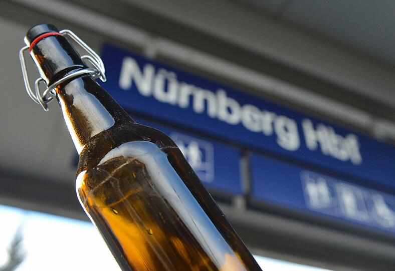 Ab jetzt am Wochenende tabu: Am Nürnberger Hauptbahnhof darf am Sanstag und Sonntag kein Alkohol mehr getrunken werden.