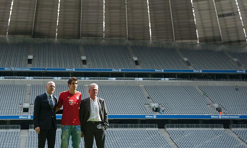 Am Donnerstag um 11.00 Uhr wurde Javier Martínez offiziell vorgestellt. Die Bilder aus der Allianz Arena.