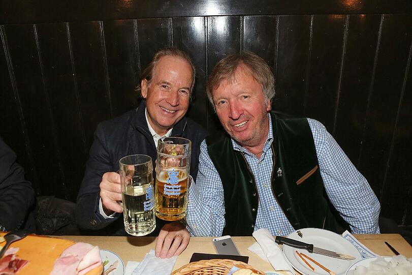 Gute TV-Kollegen: Max Schautzer (l.) und Werner Schulze-Erdel.