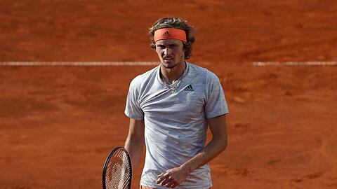 Kehrte mit einem Sieg nach der Corona-Pause auf den Tennisplatz zurück: Alexander Zverev.