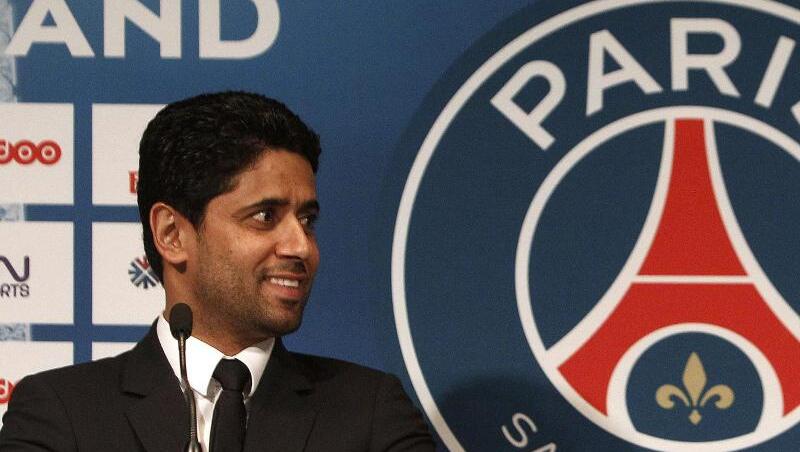 Angeklagt: PSG-Boss Nasser Al-Khelaifi. Angeklagt: PSG-Boss Nasser Al-Khelaifi.