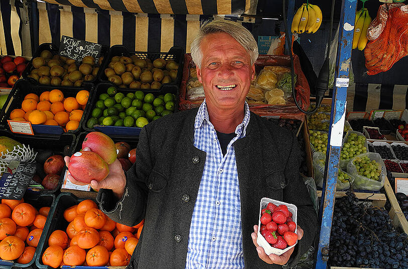 Heute isst der Obststandl-Didi jedes Obst &ndash; am liebsten aber Mango und Erdbeeren. Als Bub war er wählerischer.