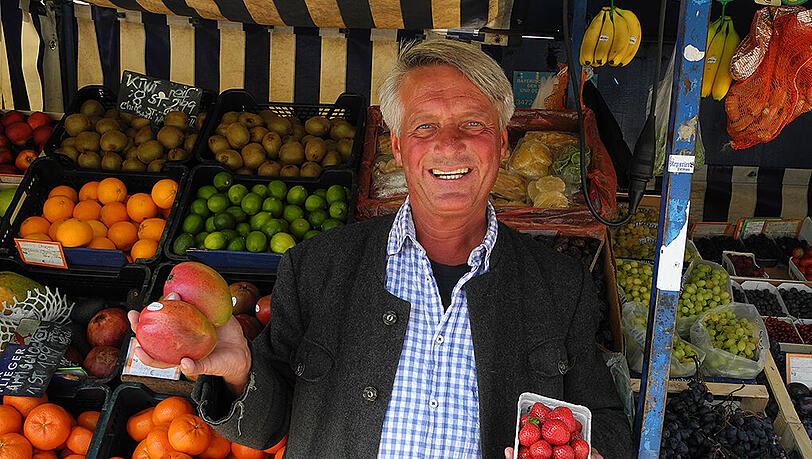 Heute isst der Obststandl-Didi jedes Obst – am liebsten aber Mango und Erdbeeren. Als Bub war er wählerischer. Heute isst der Obststandl-Didi jedes Obst – am liebsten aber Mango und Erdbeeren. Als Bub war er wählerischer.