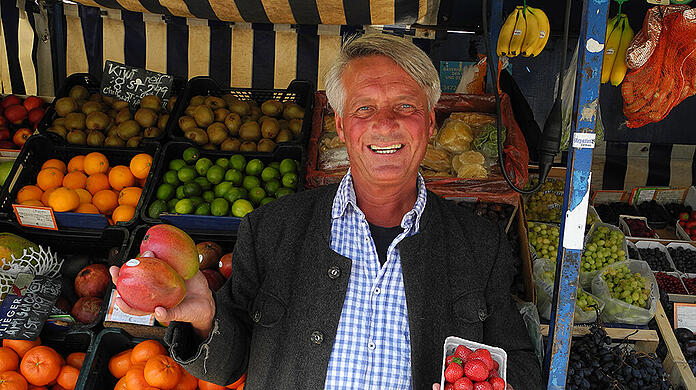 Heute isst der Obststandl-Didi jedes Obst &ndash; am liebsten aber Mango und Erdbeeren. Als Bub war er wählerischer.