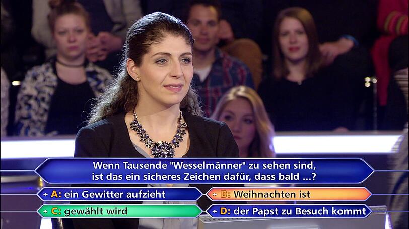 Christina Werth aus Berlin  gewinnt bei "Wer wird Millionär?" 500.000 Euro.