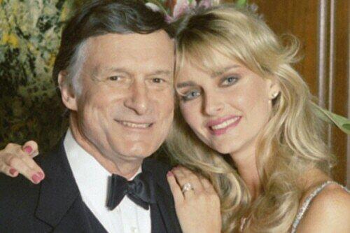 Hugh Hefner und Ehefrau im Jahre 1989