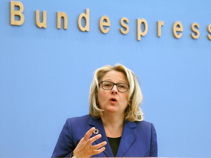 Bundesumweltministerin Schulze schlägt Maßnahmen vor, mit denen sich die Digitalisierung klimafreundlich gestalten lässt.