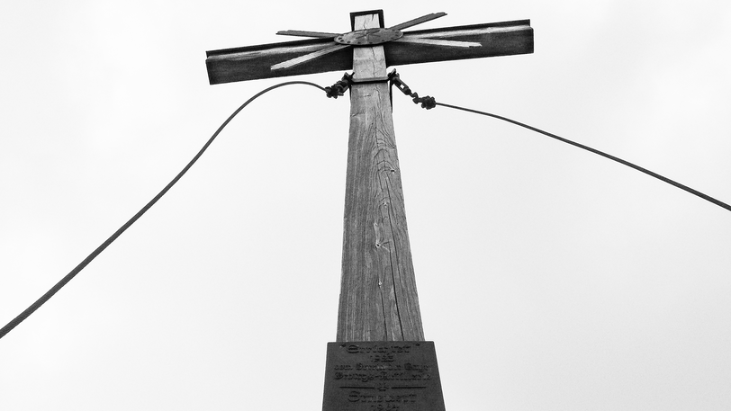 Schwungvoll gehalten: die Aiplspitz (1.759 Meter) im Mangfallgebirge.