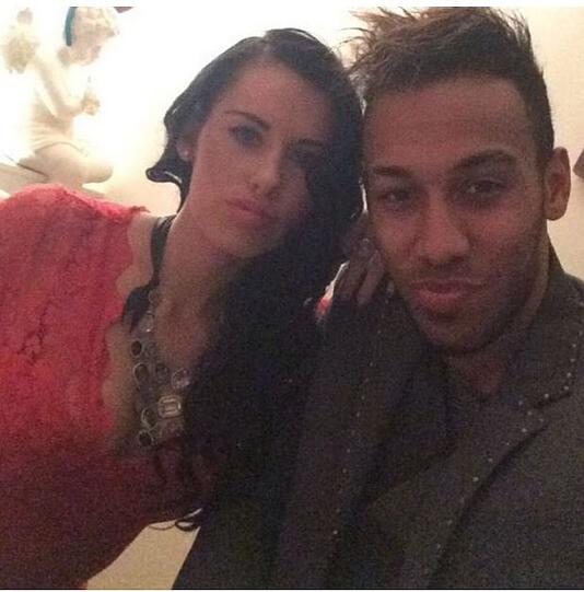 Pierre Emrick Aubameyang und seine Alysha.