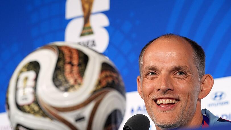 Thomas Tuchel strahlte gro&szlig;e Vorfreude auf das WM-Halbfinale aus.