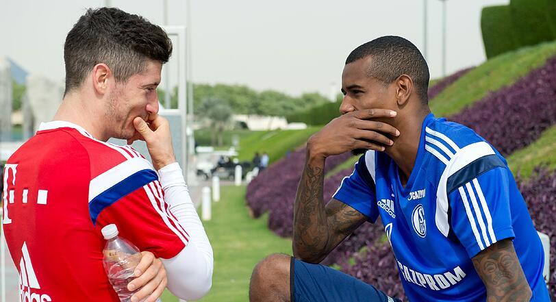 Bilder vom FC Bayern aus dem Trainingslager in Doha.