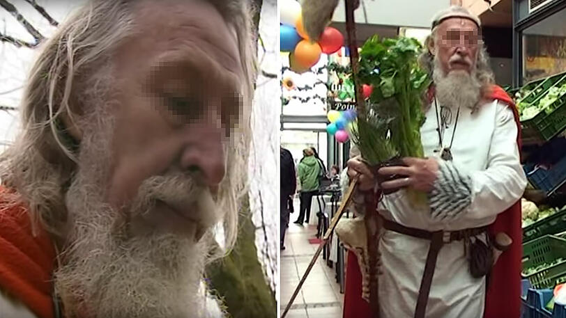 Das schrullige Äußere täuscht: Der selbsternannte "Neo-Druide" Burghard B. ist ein gefährlicher Rechtsextremist.