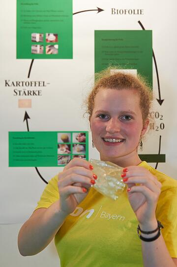 Mit einem spannenden Projekt an die Spitze: Raphaela Allgayer vom Nymphenburger Gymnasium.