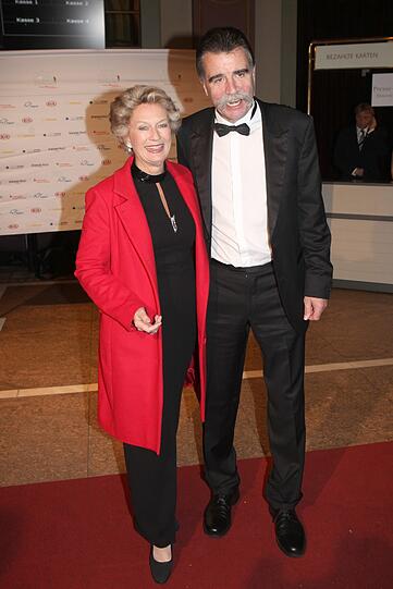 Die ehemalige Oberbürgermeisterin von Frankfurt, Petra Roth, und der ehemalige Trainer der Handball-Nationalmannschaft, Heiner Brand