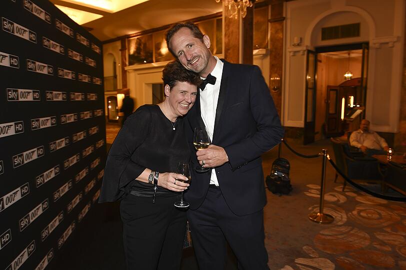 Christine Brand ( MGM Deutschland Chefin) und Marcus Ammon ( Sky Film Chef)