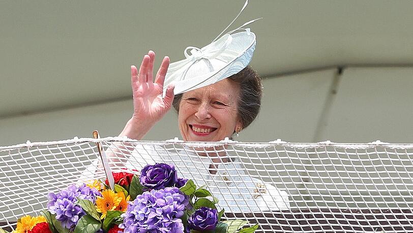 Prinzessin Anne beim Epsom Derby.