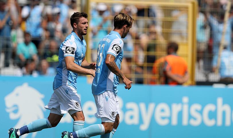 Quirin Moll und Nico Karger gehörten in der vergangenen Saison noch zum Stammpersonal bei Sechzig, kamen in dieser Saison verletzungsbedingt allerdings noch nicht zum Einsatz.
