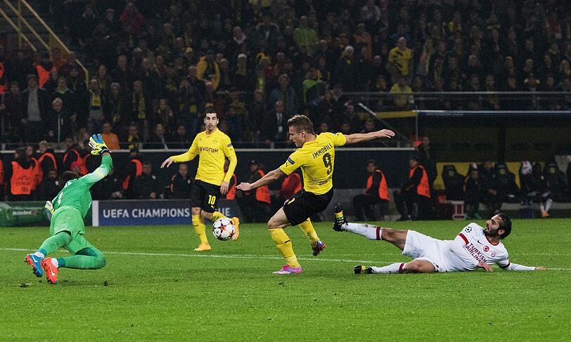 Borussia Dortmund gewinnt mit 4:1 gegen Galatasaray Istanbul. Die Bilder des Spiels.