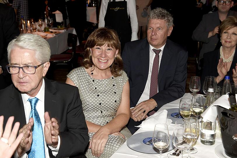 Frank Elstner mit OB Dieter Reiter und Frau Petra