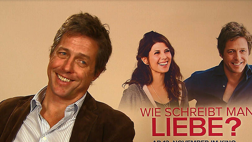 Schauspieler Hugh Grant beim Interview zu seinem neuen Film "Wie schreibt man Liebe?" in Berlin Schauspieler Hugh Grant beim Interview zu seinem neuen Film "Wie schreibt man Liebe?" in Berlin