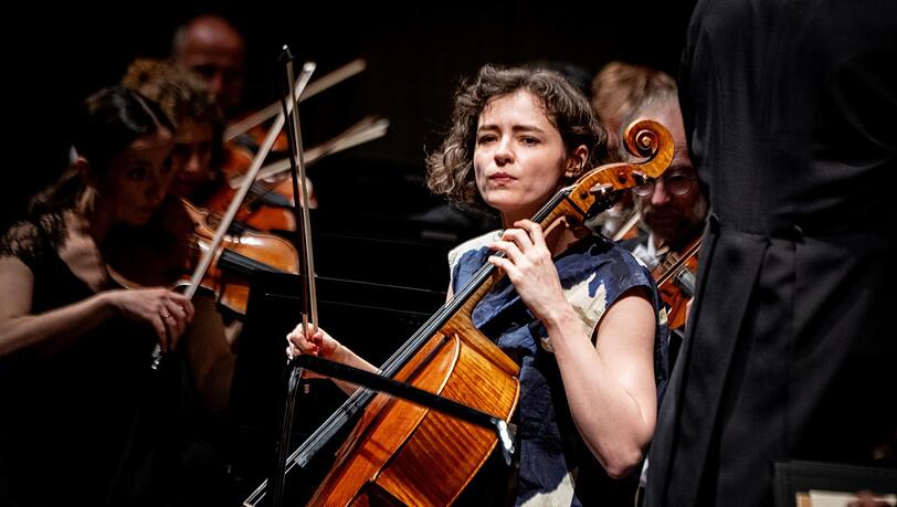 Die Cellistin Anastasia Kobekina.