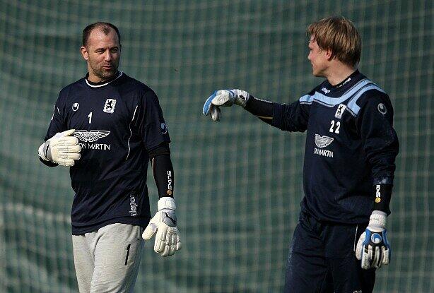 Die Löwen-Keeper: Gabor Kiraly (l.) und Timo Ochs