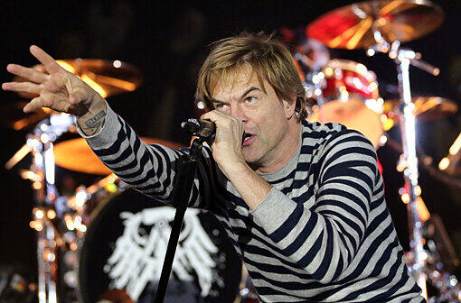 Punk-Sänger Campino rockt ein Konzert der Toten Hosen.