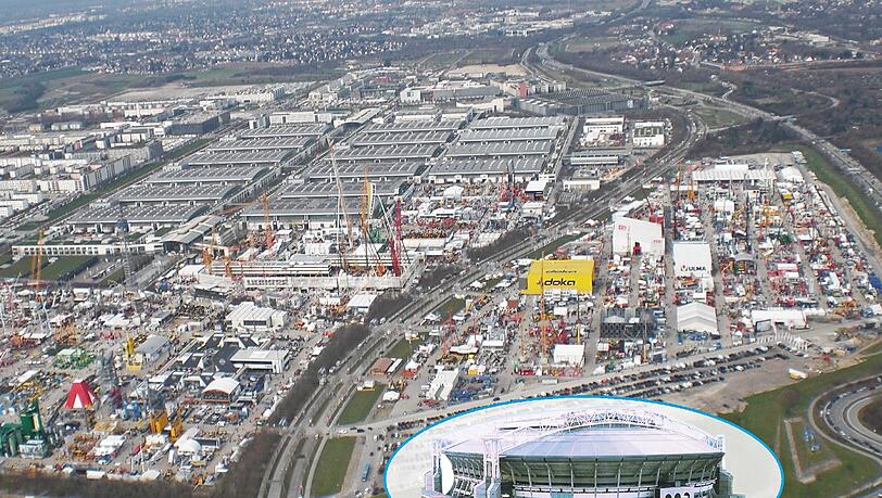 Vorausgesetzt, der Löwen-Investor würde das nötige „Kleingeld“ rausrücken, dann könnte das neue Sechzig-Stadion auf der Freifläche Nord am Messegelände entstehen. Vorausgesetzt, der Löwen-Investor würde das nötige „Kleingeld“ rausrücken, dann könnte das neue Sechzig-Stadion auf der Freifläche Nord am Messegelände entstehen.