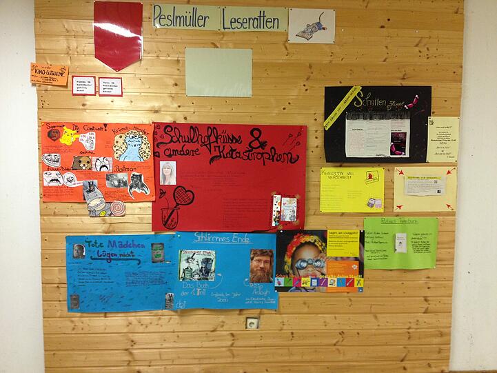 Leseförderung in der Mittelschule an der Peslmüllerstraße.