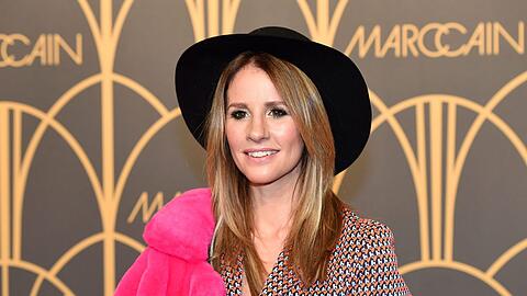 Mareile Höppner auf Marc Cain Fashionshow im Rahmen der Fashion Week Berlin 2020.