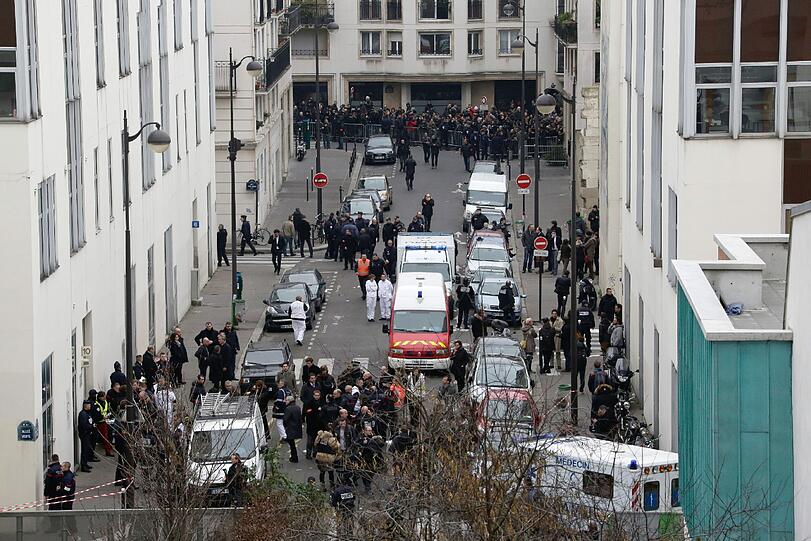 Mord-Massaker in Paris: Bilder vom Terror-Anschlag auf "Charlie Hebdo"