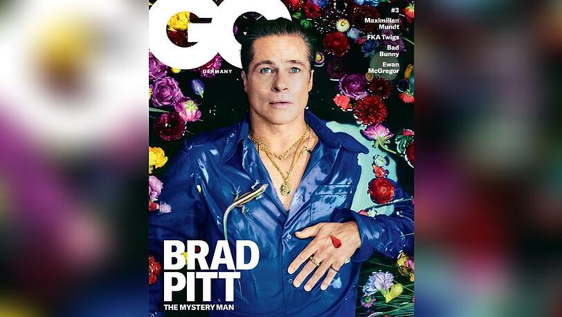 Das Cover der "GQ" mit Brad Pitt. Das Cover der "GQ" mit Brad Pitt.
