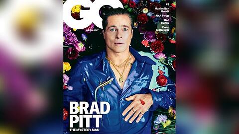 Das Cover der "GQ" mit Brad Pitt.