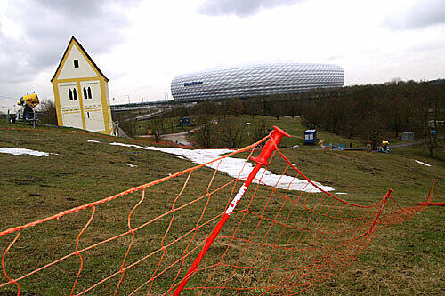 Der Müllberg in Fröttmaning