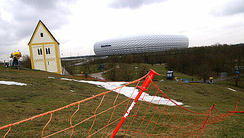 Der Müllberg in Fröttmaning