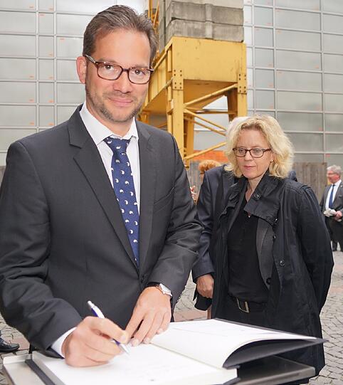 Trauerfeier zu Georg Kronawitter, hier Florian Pronold.