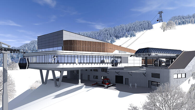 Zukunftsweisend in Kaprun: Die neue Maiskogelbahn fürs Familienskigebiet schafft später die Verbindung zum Gletscher. Zukunftsweisend in Kaprun: Die neue Maiskogelbahn fürs Familienskigebiet schafft später die Verbindung zum Gletscher.