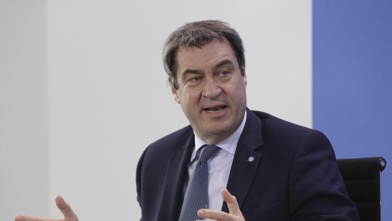 Markus Söder (CSU), Ministerpräsident von Bayern, spricht während einer Pressekonferenz. Foto: Michael Sohn/Pool-AP/dpa/Archivbild Markus Söder (CSU), Ministerpräsident von Bayern, spricht während einer Pressekonferenz. Foto: Michael Sohn/Pool-AP/dpa/Archivbild