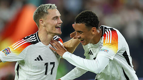 Ziemlich beste Freunde beim DFB ‒ Florian Wirtz (l.) und Jamal Musiala (r.)