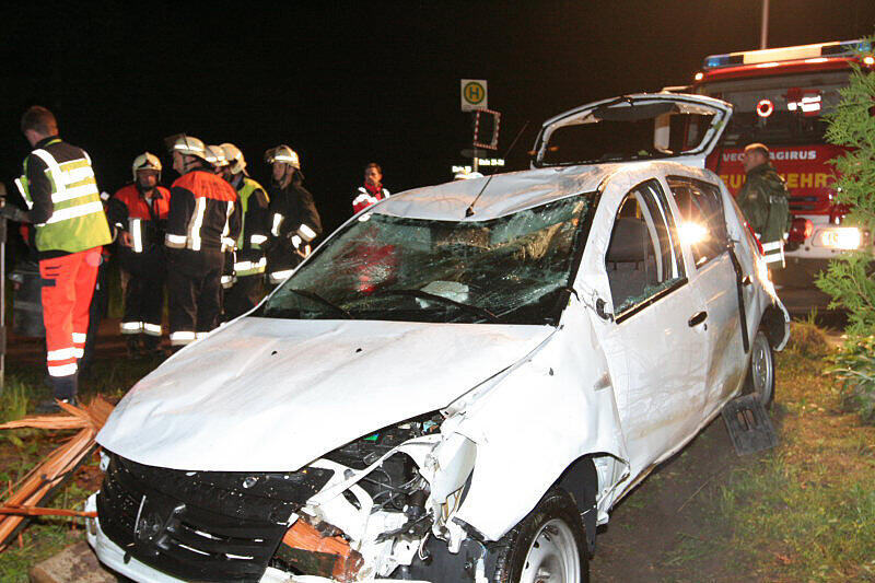 Schlimmer Unfall: Ein Mann fährt in die Priem und stirbt.