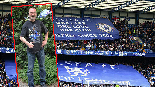 Müssen Münchner am Samstag zu den Bayern halten? Andreas Ertl, der Chelsea-Andy, findet: Ganz sicher nicht. Im Hintergrund: Das Stadion an der Stamford Bridge, die Heimat des FC Chelsea – und die Kultstätte seiner Fans. Müssen Münchner am Samstag zu den Bayern halten? Andreas Ertl, der Chelsea-Andy, findet: Ganz sicher nicht. Im Hintergrund: Das Stadion an der Stamford Bridge, die Heimat des FC Chelsea – und die Kultstätte seiner Fans.