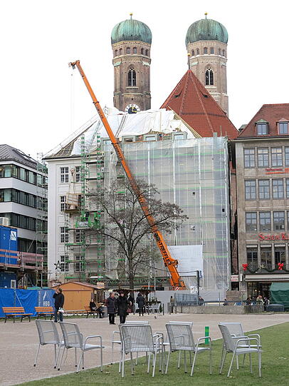 ... "leider ohne Zuschauer - es ist schon zu kalt geworden."